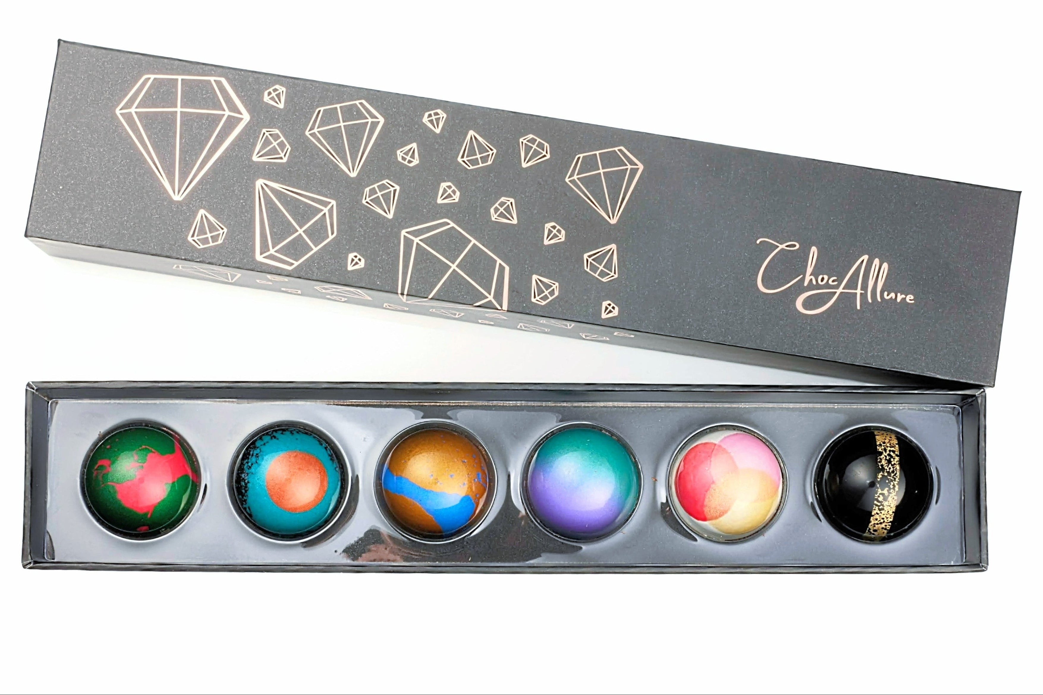 Chocolate Jewels (6 piece) - ChocAllure