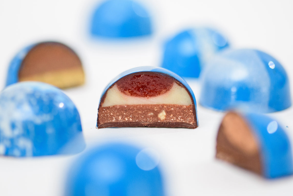 Hanukkah Chocolate Jewels (6 pieces)