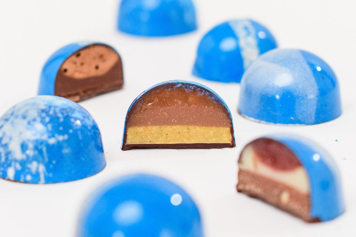 Hanukkah Chocolate Jewels (6 pieces)