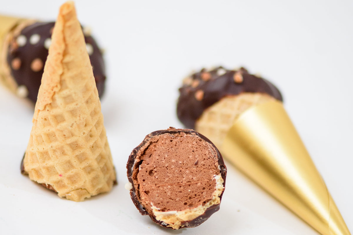 Chocolate Marshmallow Cone