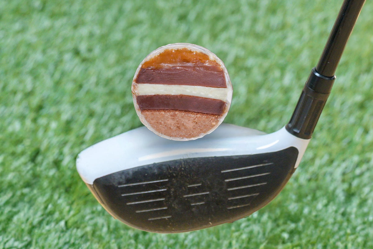 Hazelnut Caramel Chocolate Golf Balls (3 Balls)