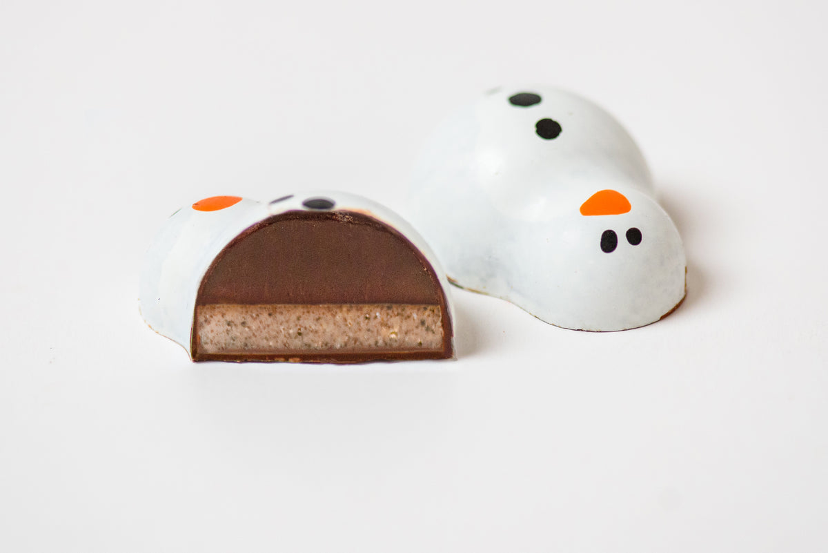 Milk & Cookies Chocolate Snowmen