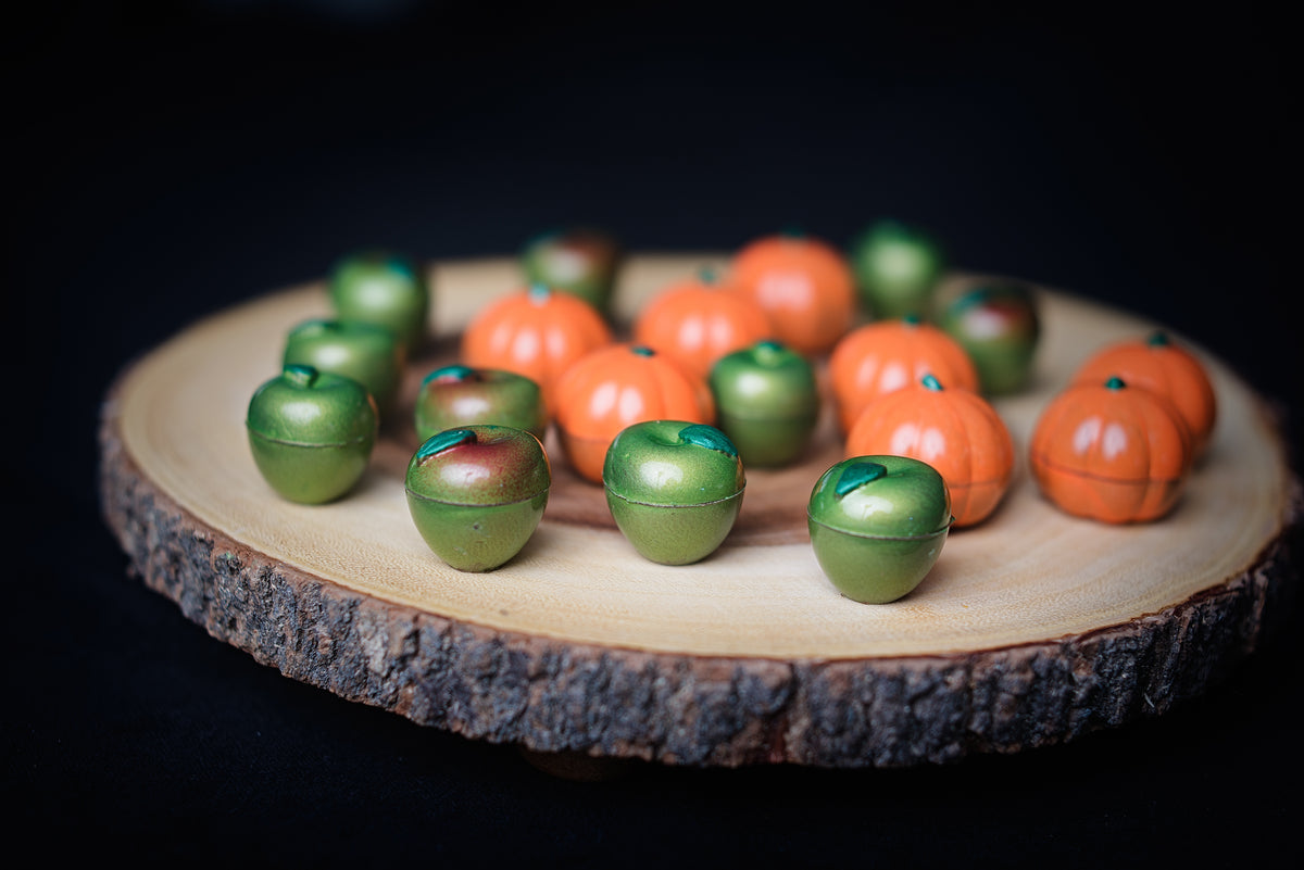 3D Fall Themed Chocolate Fruit Collection